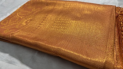 Softy Silk Saree - Copper